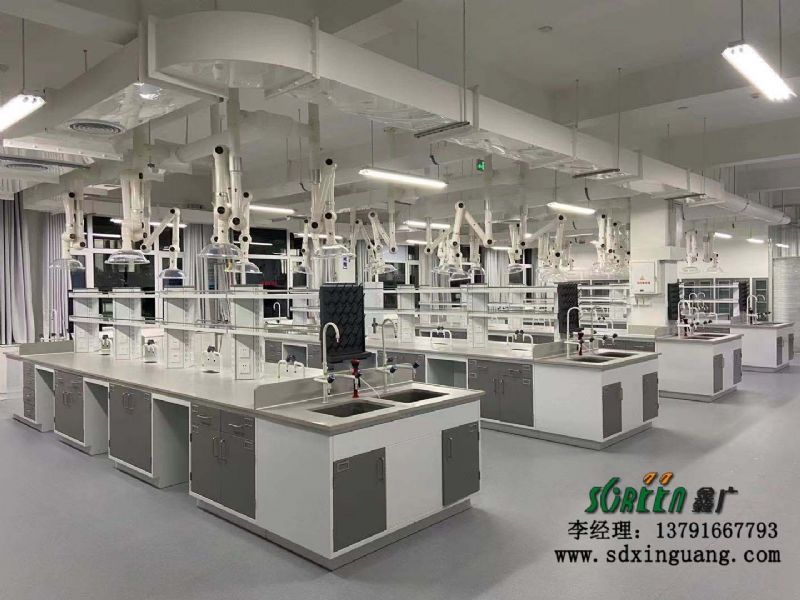 山東全鋼實(shí)驗(yàn)臺(tái)，鋼木邊臺(tái)試驗(yàn)臺(tái)，化驗(yàn)室操作臺(tái)定制