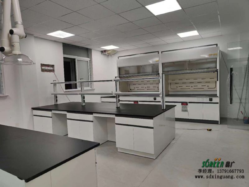 山東宏?；瘜W有限公司--實驗家具安裝現場